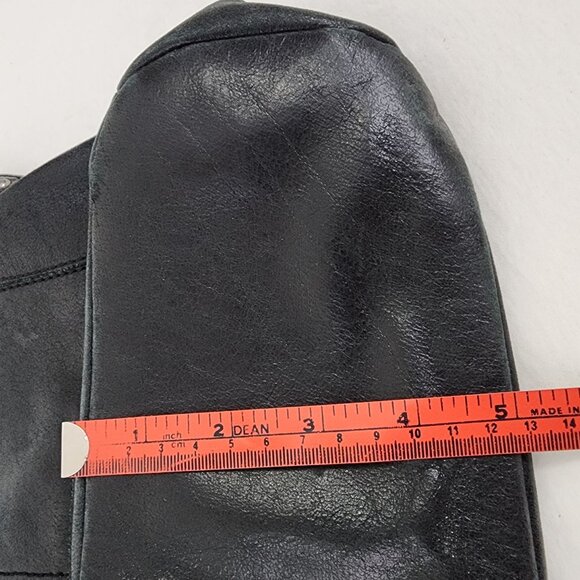 The Sak Black Leather Crossbody Adjustable Strap Rock Boho Grunge Costal Cowgirl - Picture 15 of 16